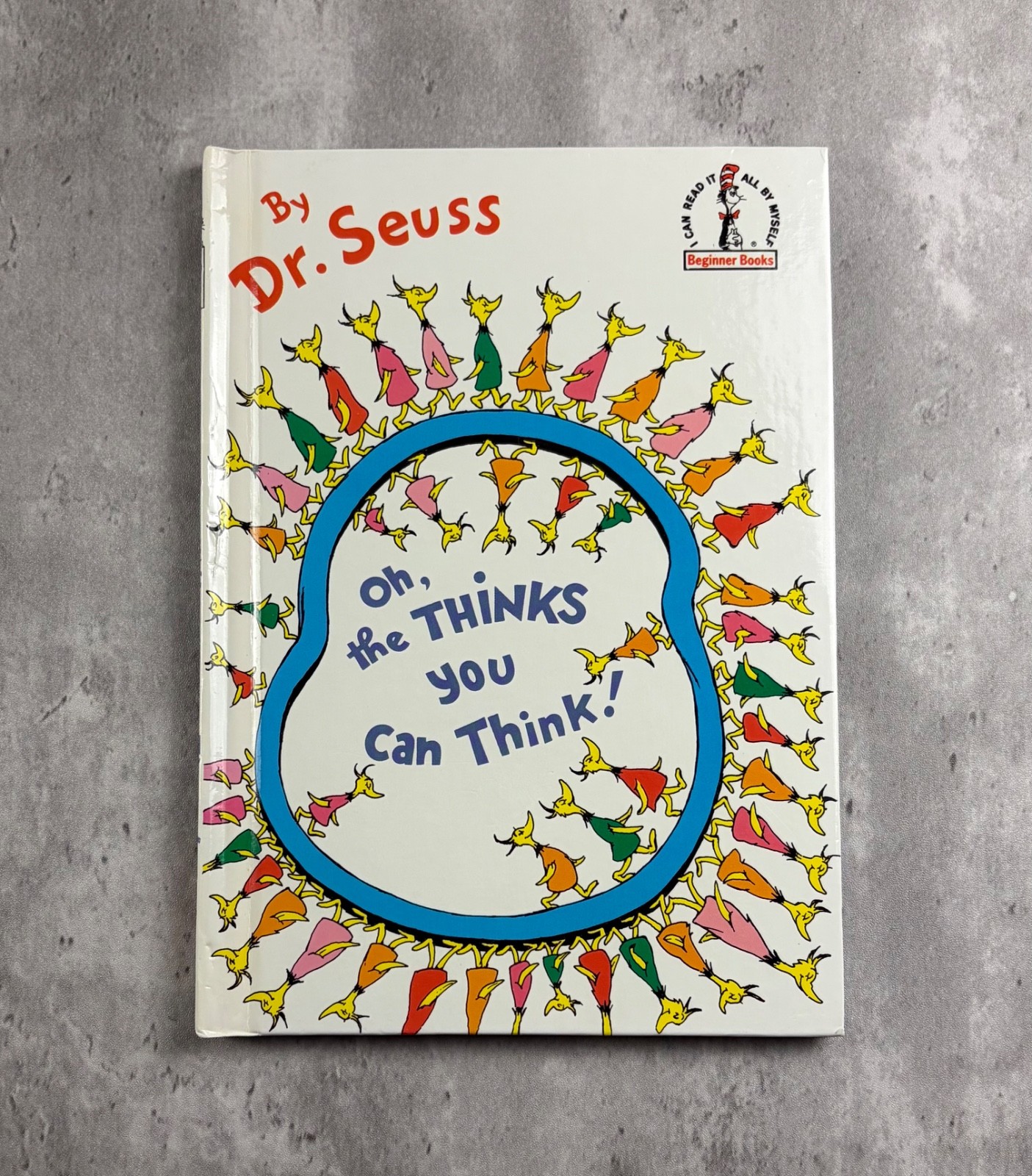 Vintage 1975 Oh the Thinks You Can Think Book Dr Seuss Grolier Hardcover Edition