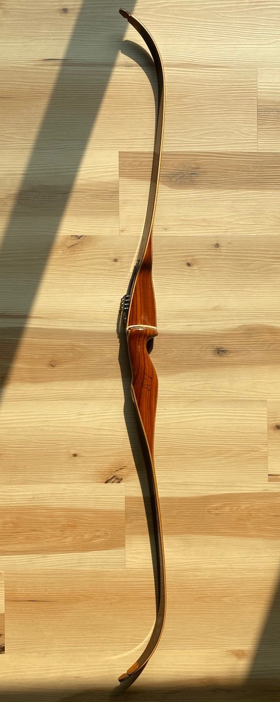 Vintage Damon Howatt Bandito Recurve Bow - RH 58” 50#  Traditional Archery Brown