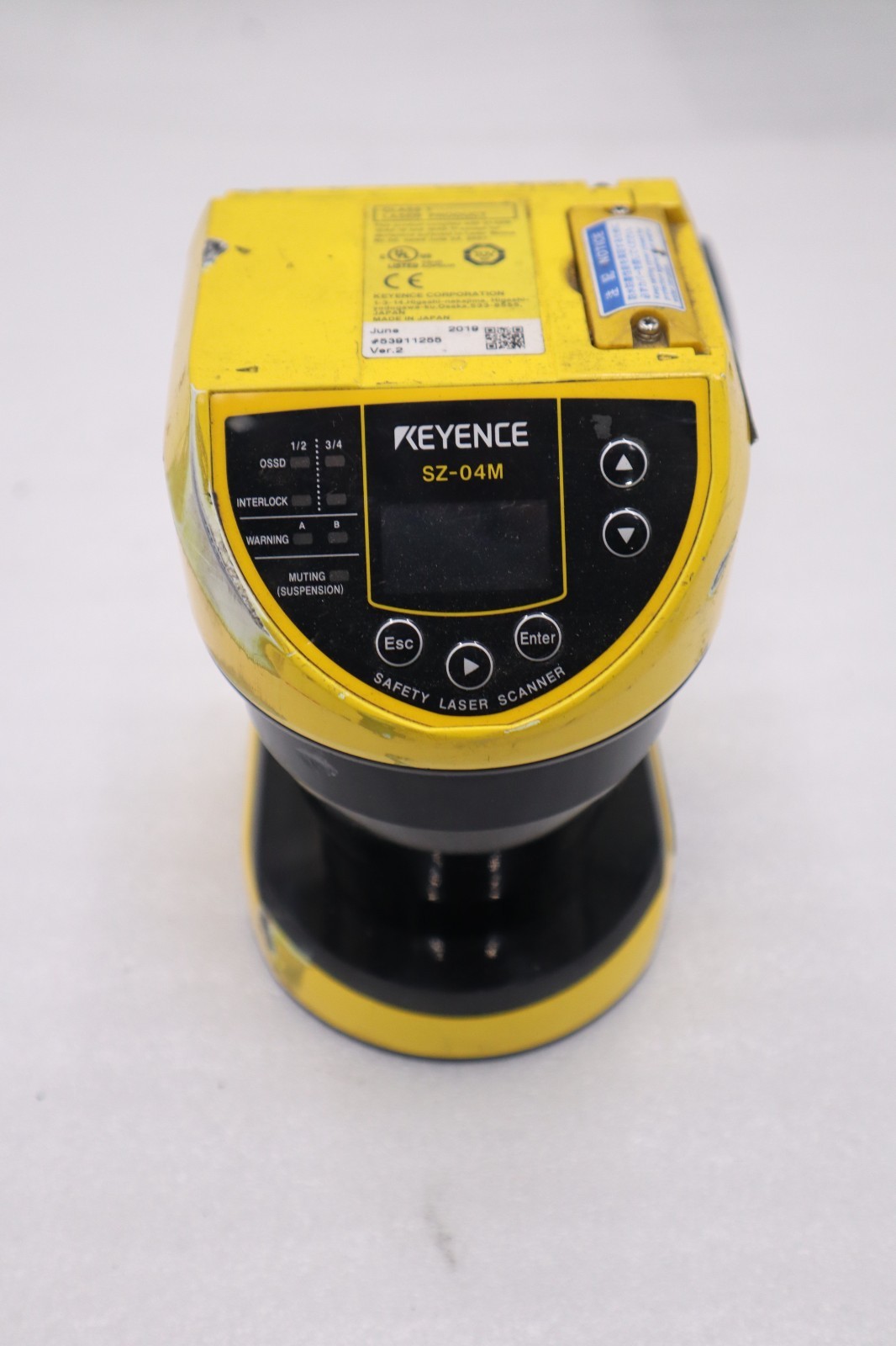 Surplus Keyence SZ-04M Multi-Function Safety Laser Scanner STOCK 1667CC Surplus Keyence SZ-04M Multi-Function Safety Laser Scanner STOCK 1667CC