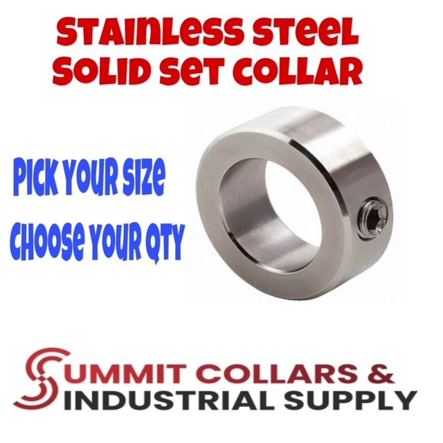Stainless Steel Set Screw Shaft Collar, 1/8 Stainless Steel Set Screw Shaft Collar, 1/8