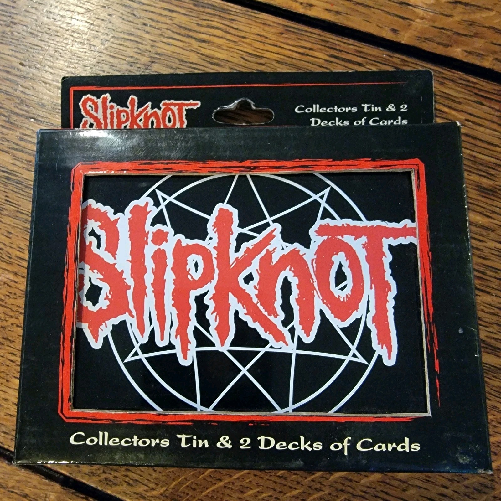 Authentic Slipknot Playing Cards Tin - Old school Version, Sealed Cards