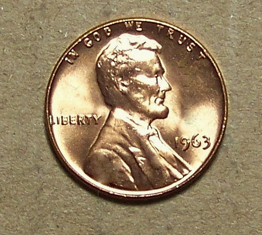 1963   P         Lincoln Memorial Cent                               91012201-05