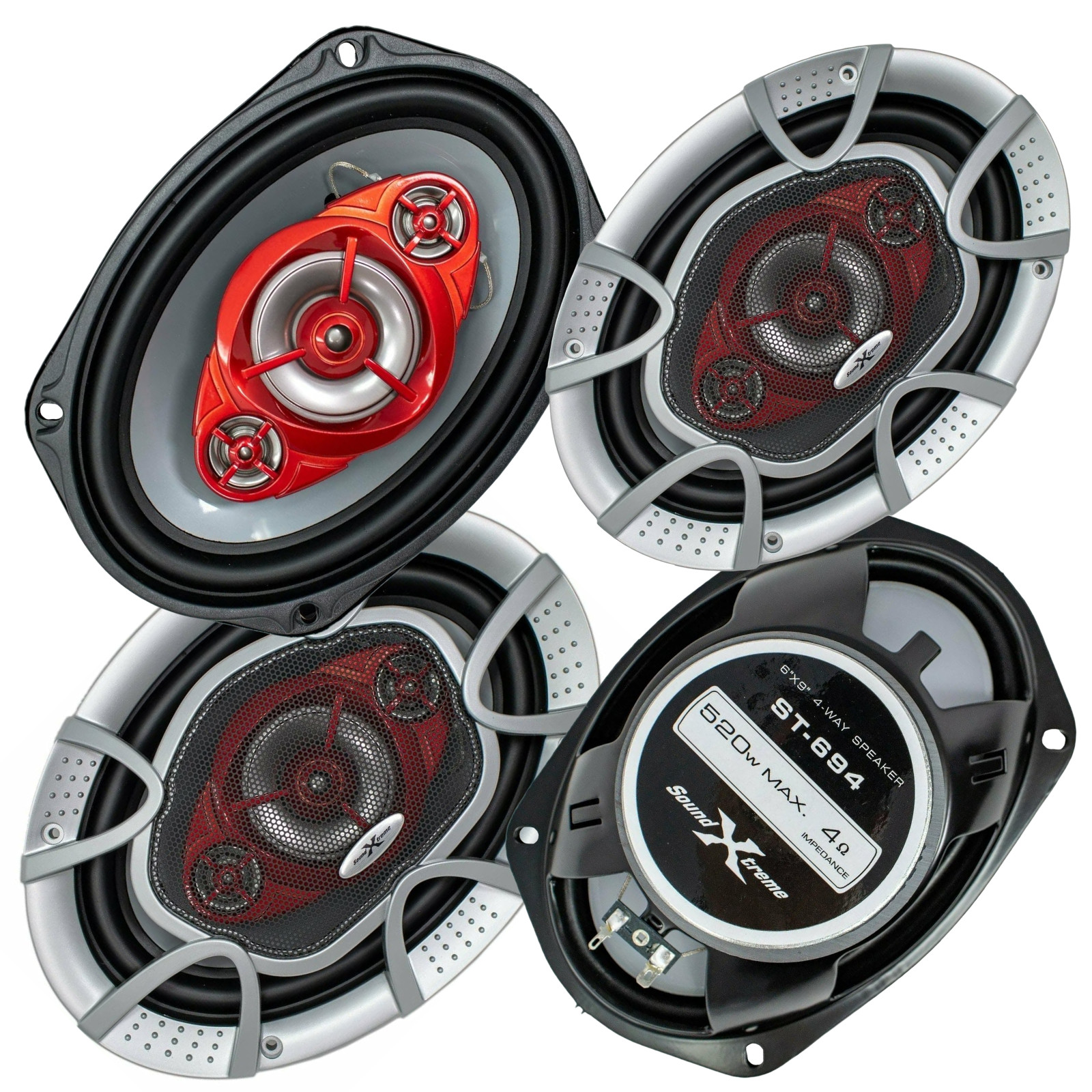 4X SOUNDXTREME 6x9