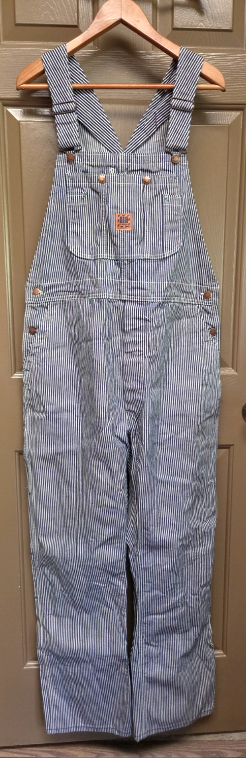 Vintage Big Ben Hickory Stripe Bib Overalls 38x32 Railroad Workwear EUC Vintage Big Ben Hickory Stripe Bib Overalls 38x32 Railroad Workwear EUC