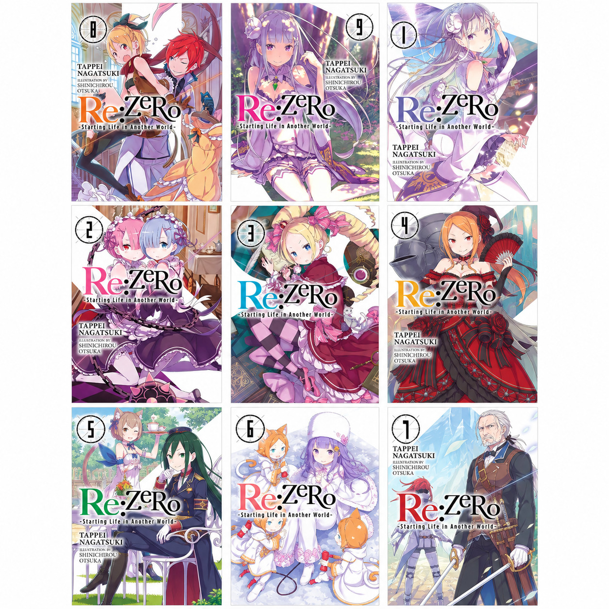 Re:Zero Starting Life In Another World Light Novel Vol. 1-28 Light Novel English Re:Zero Starting Life In Another World Light Novel Vol. 1-28 Light Novel English