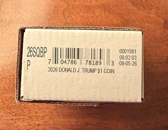 2026 Semiquincentennial President Donald J. Trump $1 Coin Bag $100 Sealed 2026 Semiquincentennial President Donald J. Trump $1 Coin Bag $100 Sealed