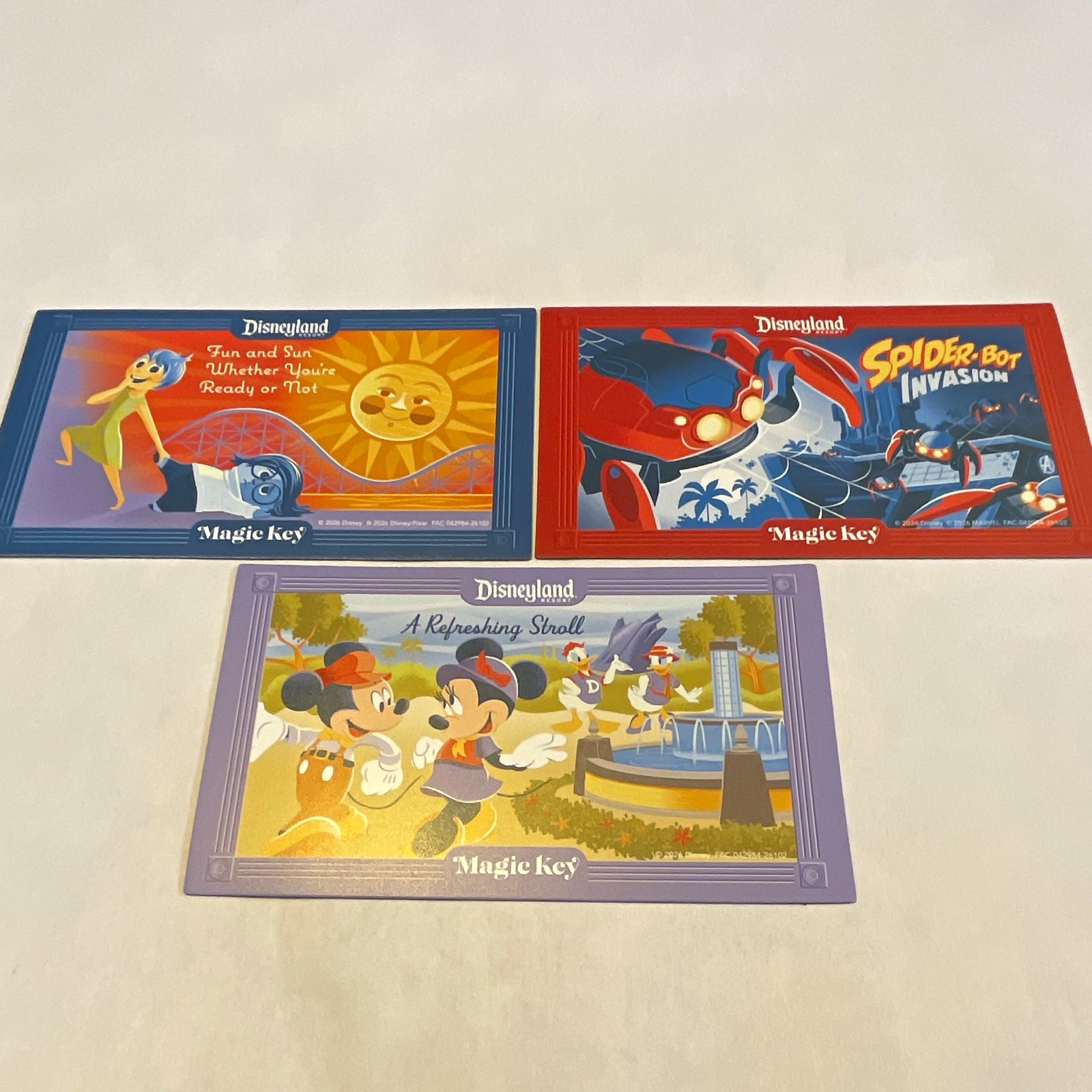 Disneyland Resort Magic Key Spider-Bot Invasion Magnet 2027 Disney DCA Disneyland Resort Magic Key Spider-Bot Invasion Magnet 2027 Disney DCA
