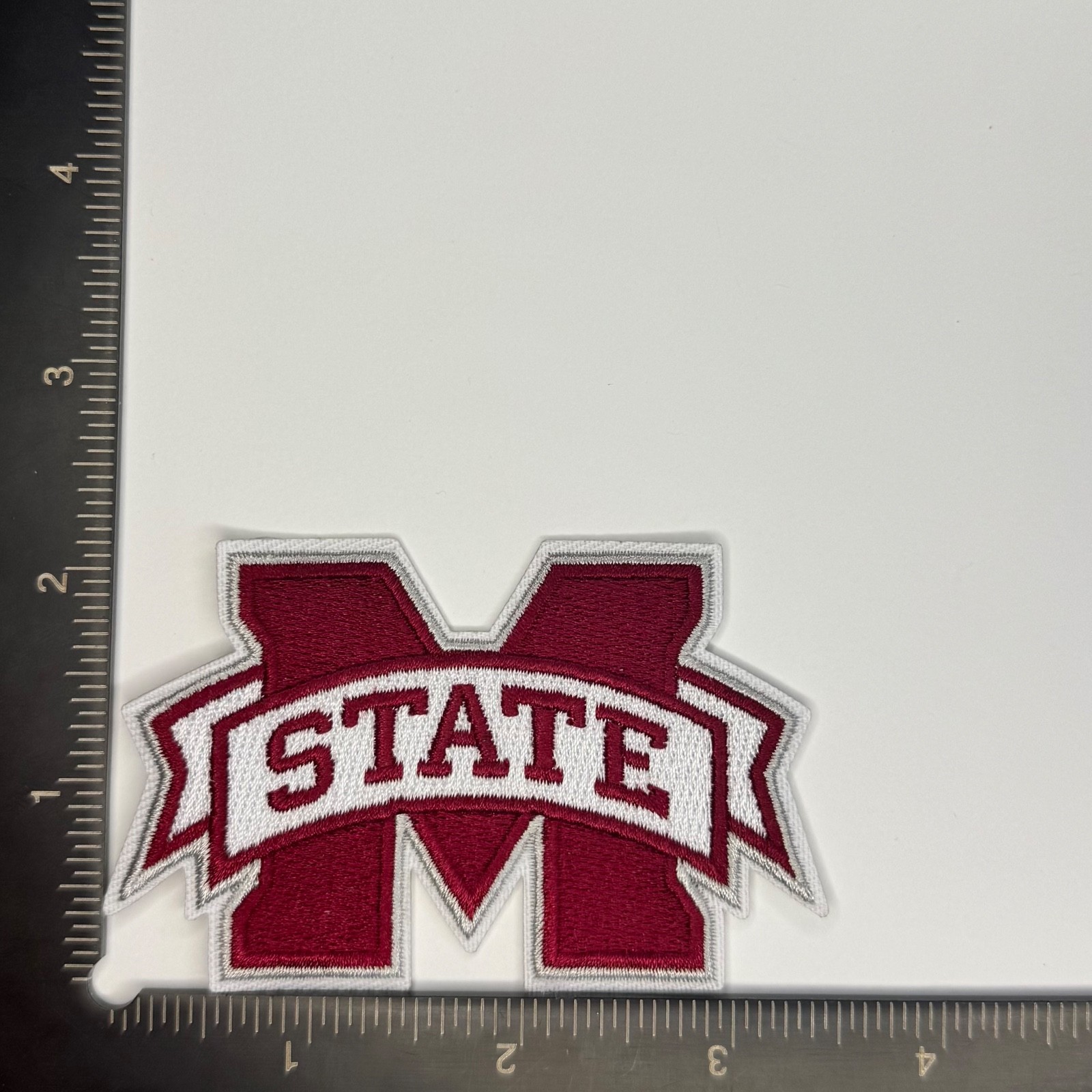 Mississippi State Bulldogs Iron /Sew On Embroidered Patch