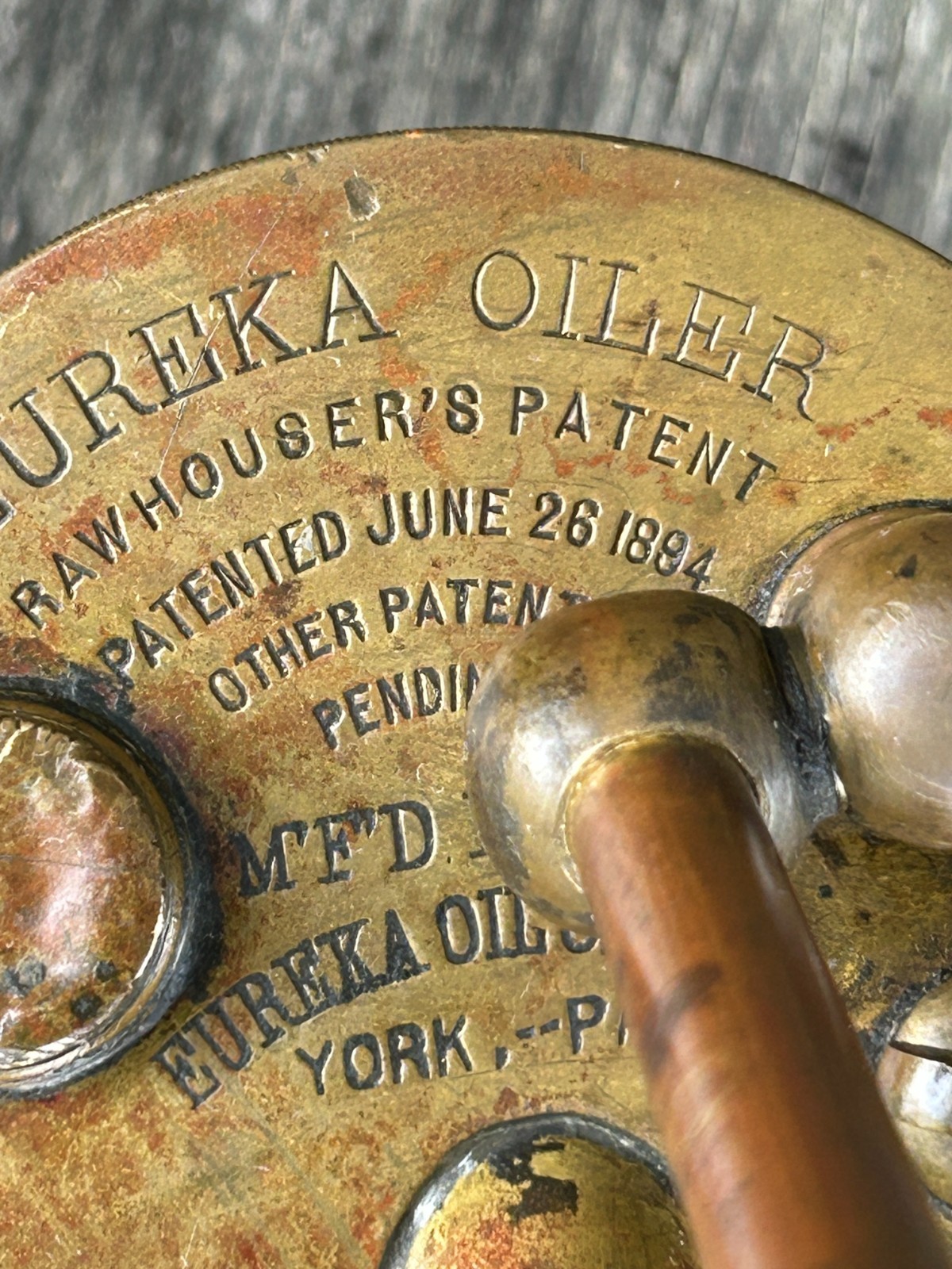 Antique Eureka Oil Can Co. 29\