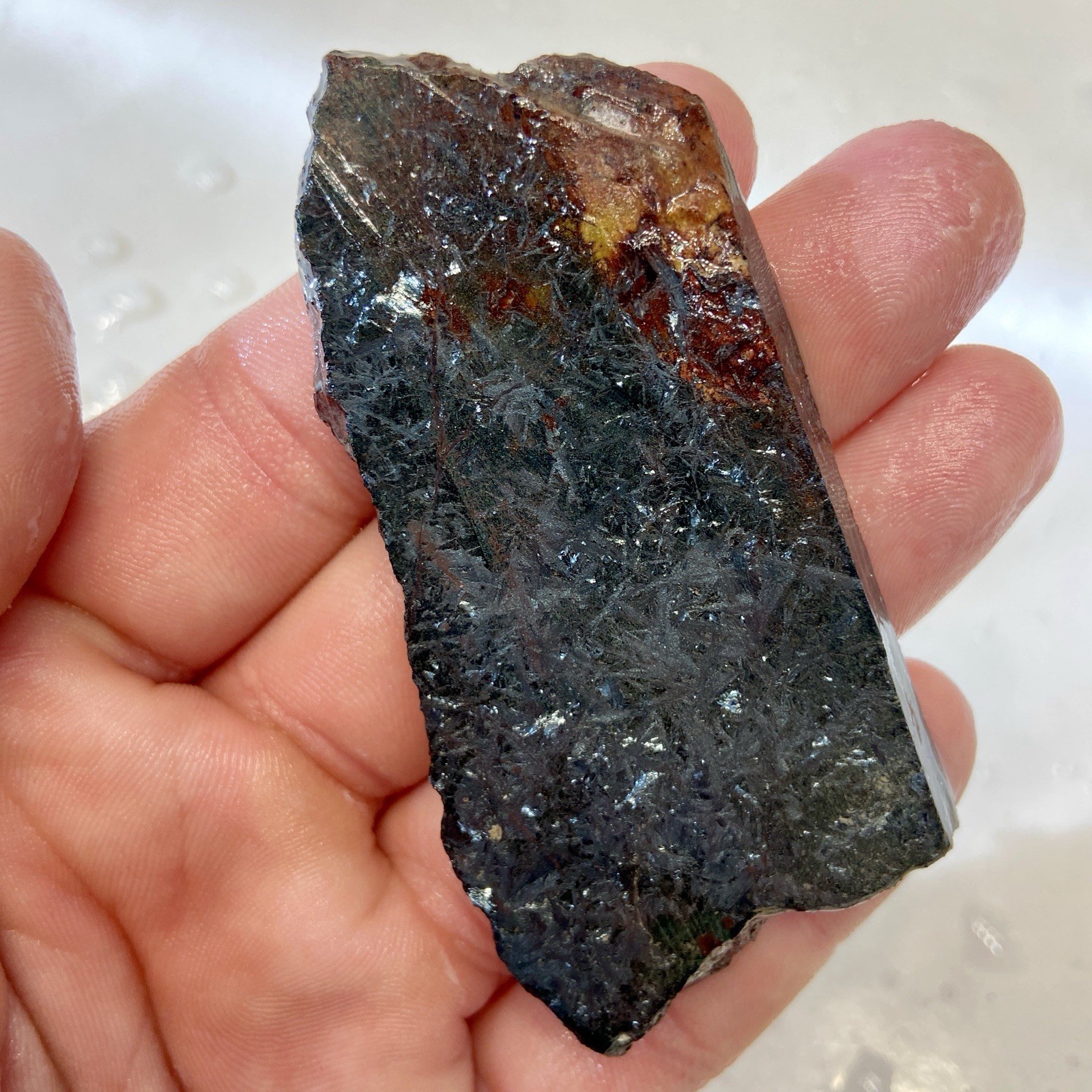 Unknown Metal Slab Possibly Rare Earth Metal Lapidary Slab 2.13 Oz Unknown Metal Slab Possibly Rare Earth Metal Lapidary Slab 2.13 Oz