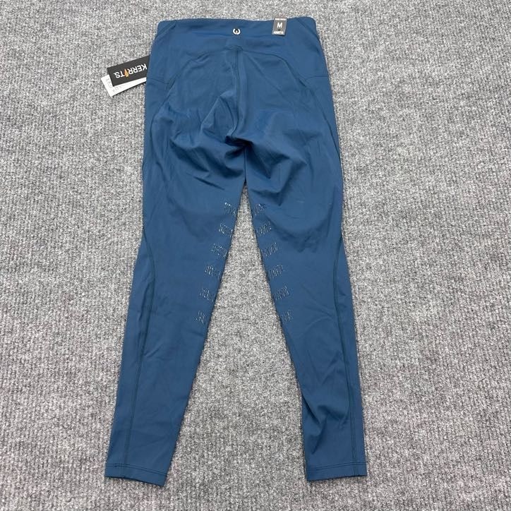 Kerrits Coolcore Powerlite Blue Knee Patch Tights Jasper Pants Womens Medium NEW Kerrits Coolcore Powerlite Blue Knee Patch Tights Jasper Pants Womens Medium NEW
