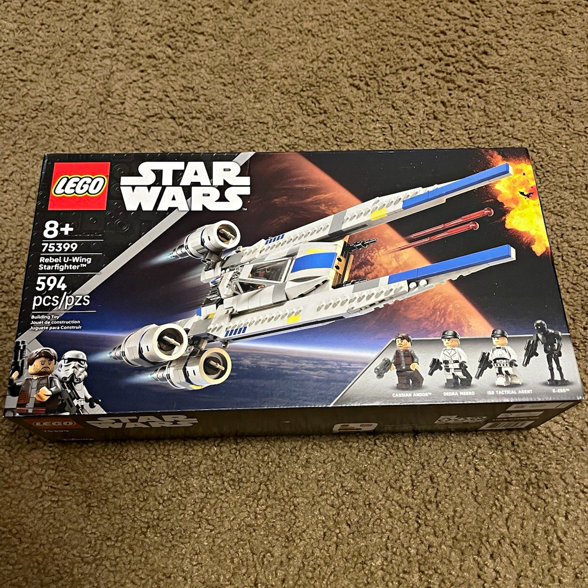 LEGO Star Wars Rebel U-Wing Starfighter 75399 594 pcs 8+ Brick Separator LEGO Star Wars Rebel U-Wing Starfighter 75399 594 pcs 8+ Brick Separator
