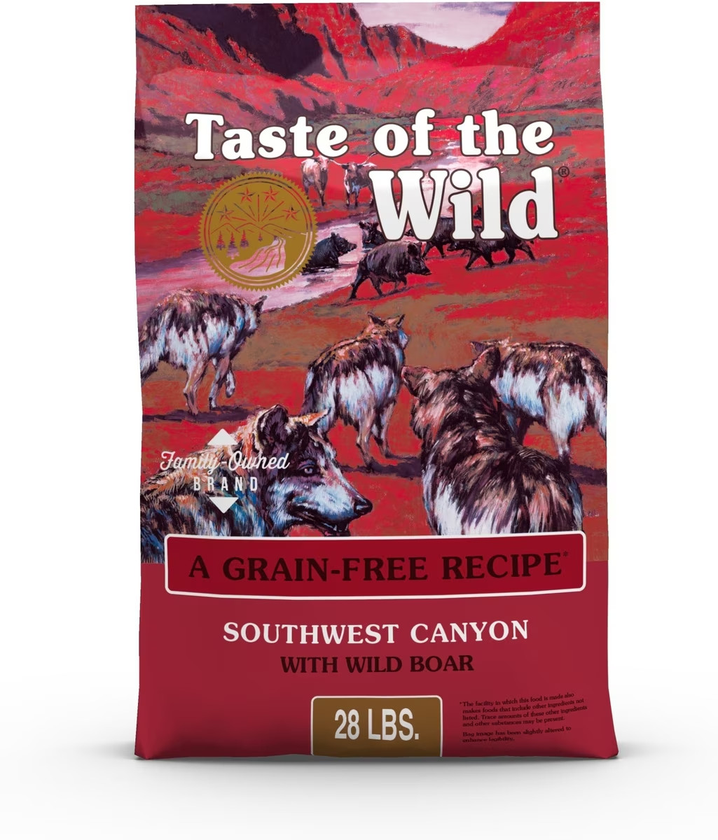 Taste of the Wild Southwest Canyon Grain-Free Dry Dog Food, 28-lb bag