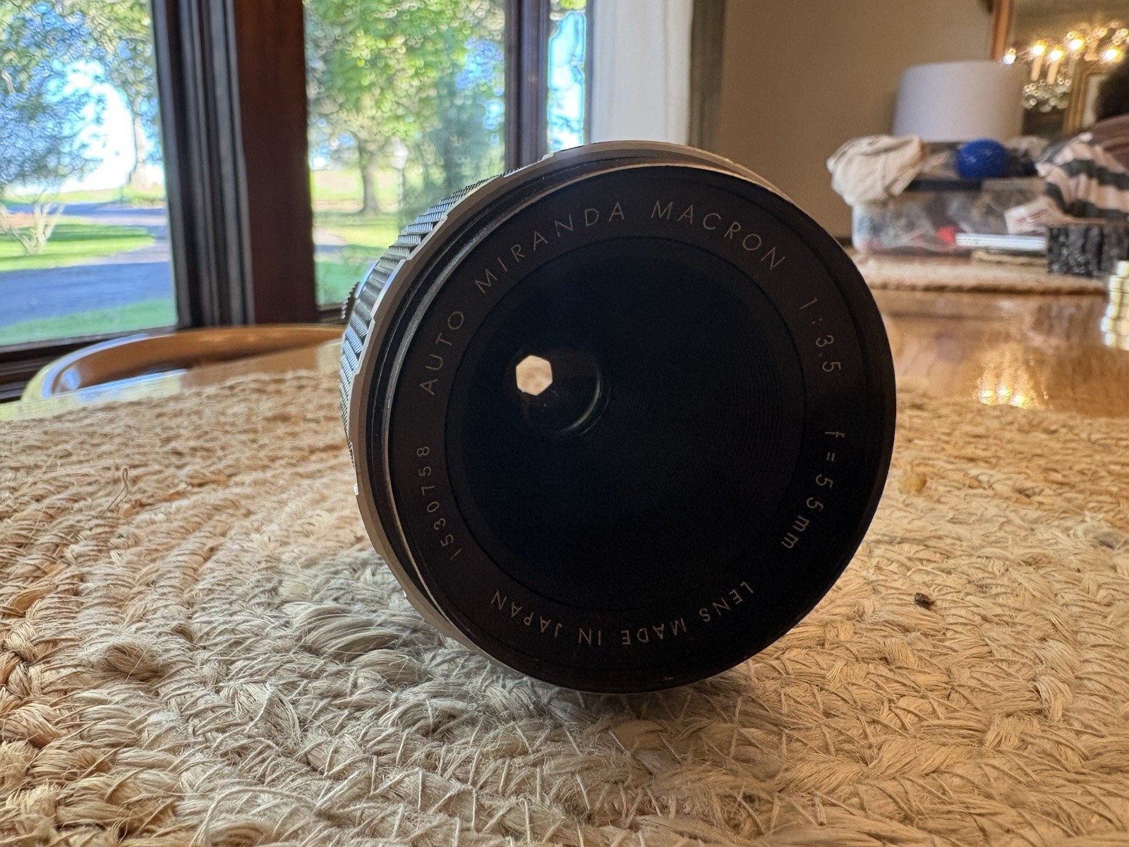 Auto Miranda Macron 55 F3.5 Lens. Lens Is Clean With No Haze Scratches Or Fungus Auto Miranda Macron 55 F3.5 Lens. Lens Is Clean With No Haze Scratches Or Fungus