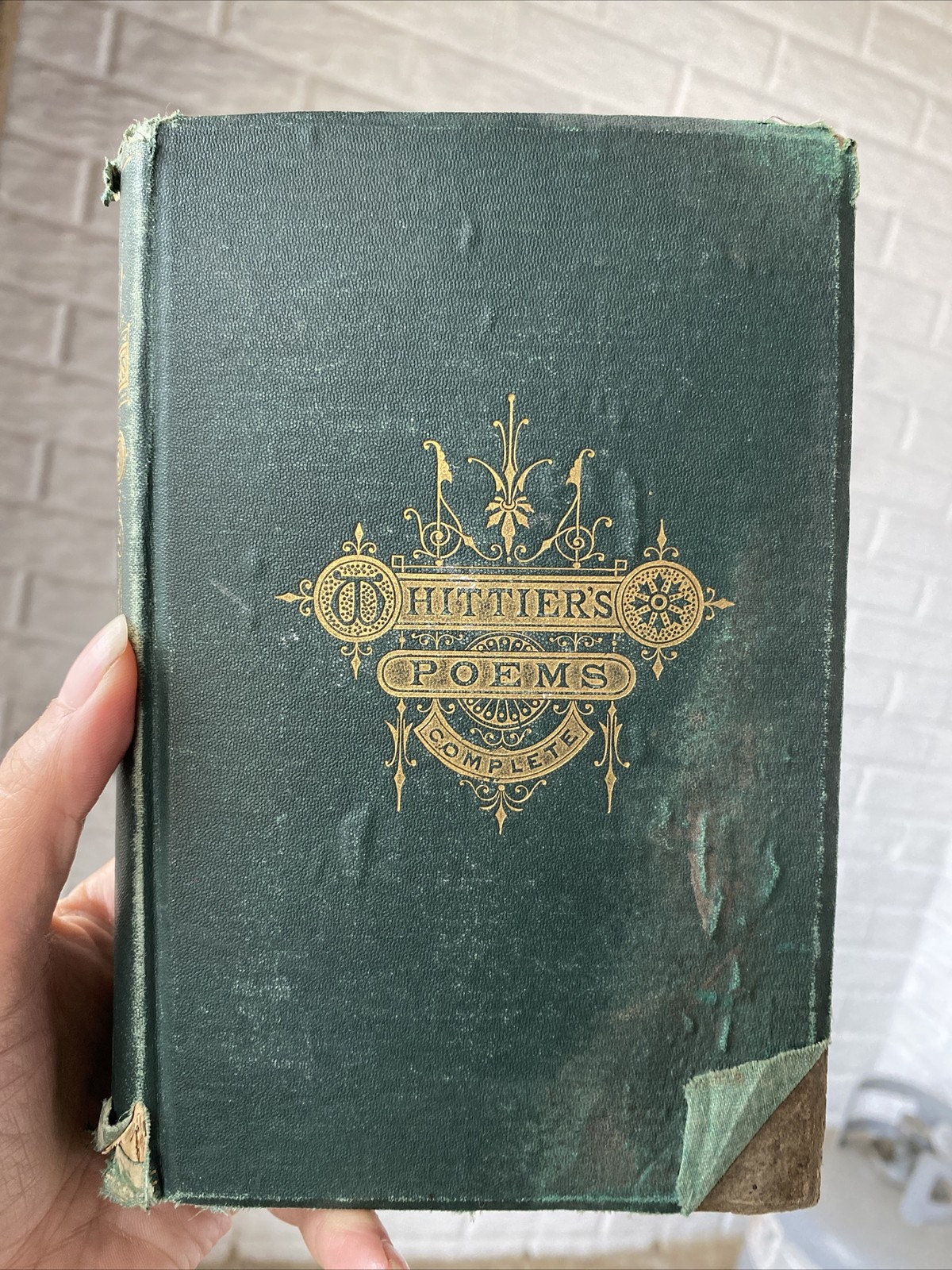 Whittier's Complete Poetical Works John Greenleaf Whittier~ Antique 1879 Book Whittier's Complete Poetical Works John Greenleaf Whittier~ Antique 1879 Book