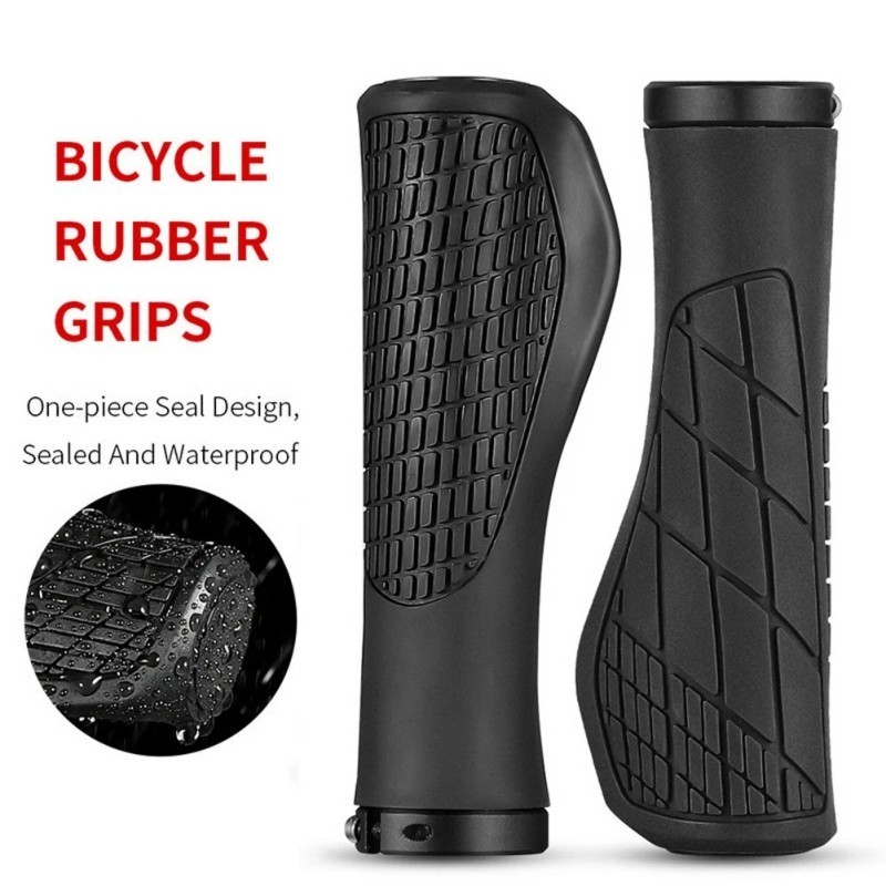 1 Pair Bicycles Handlebar Hand Grips Lock-On Ergonomic Grip 133*22mm