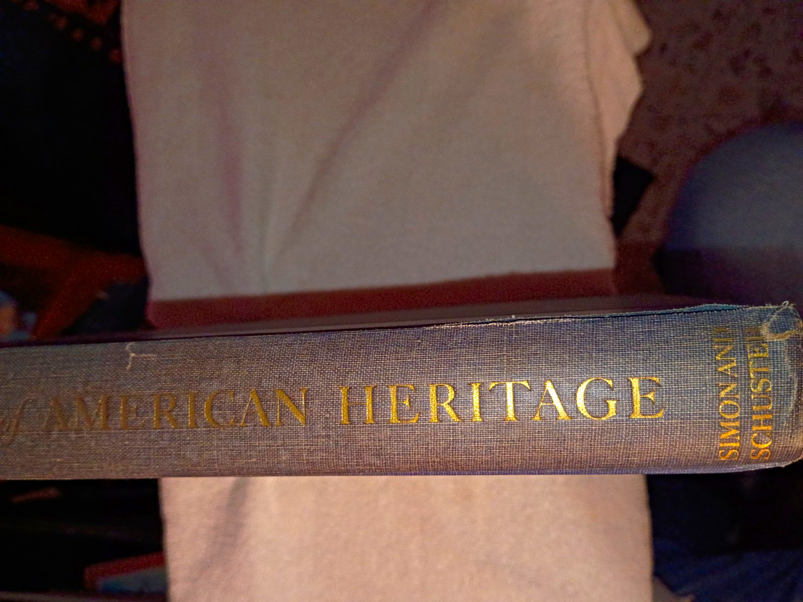 Simon & Schuster A Treasury of American Heritage Illustrated Hardcover 1954 Simon & Schuster A Treasury of American Heritage Illustrated Hardcover 1954