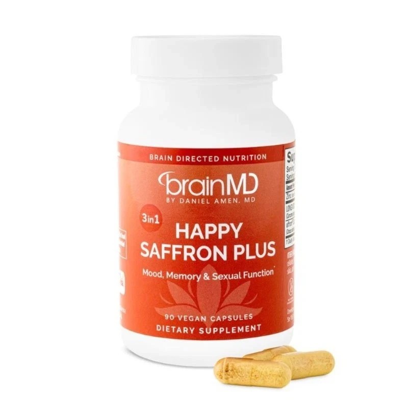 NEW Happy Saffron Plus by BrainMD Premium,Positive Mood & Emotional Wel. NEW Happy Saffron Plus by BrainMD Premium,Positive Mood & Emotional Wel.