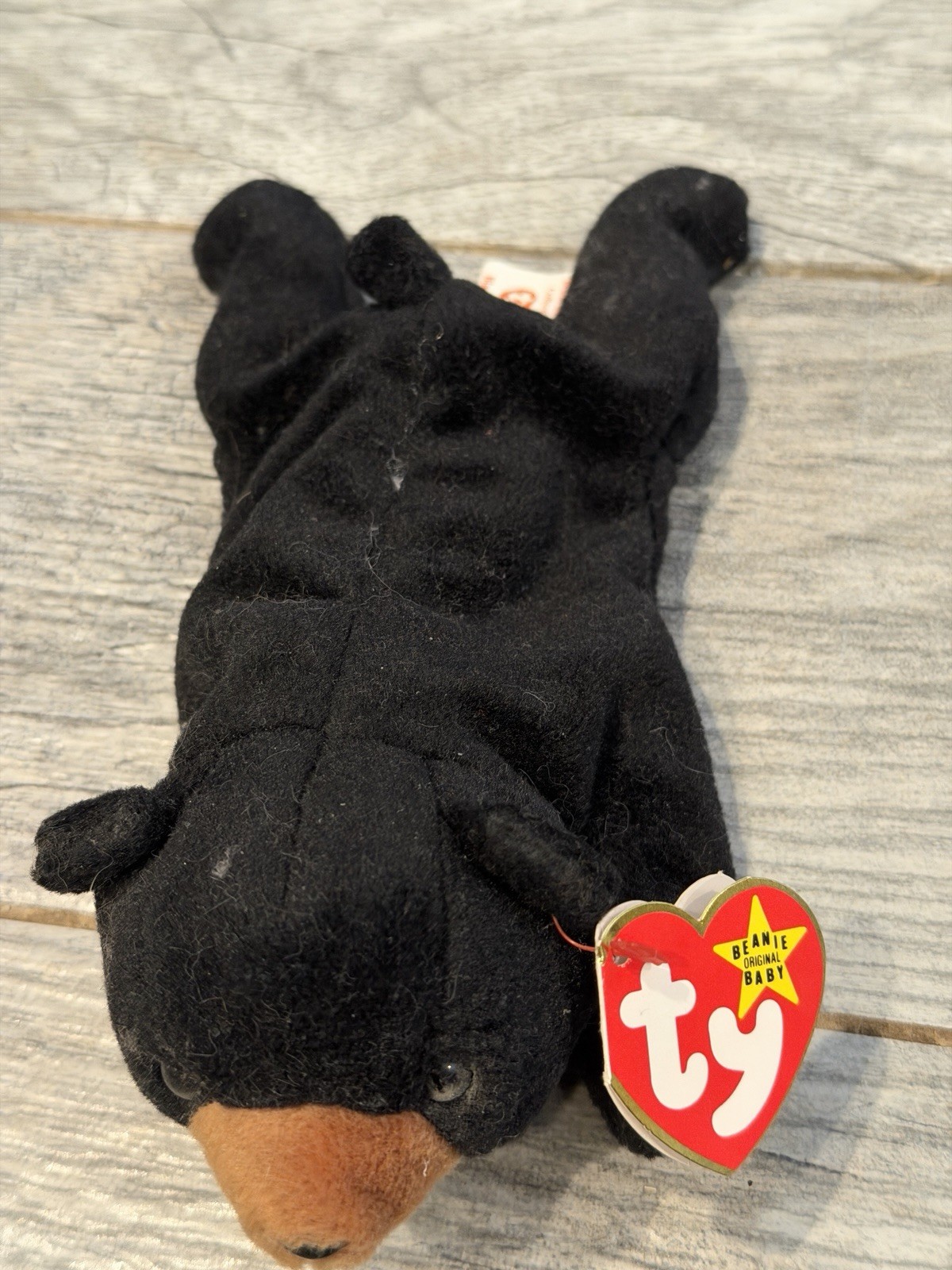 Ty Beanie Baby Blackie Bear 90s Style 4011 Stuffed Plush Animal Toy Ty Beanie Baby Blackie Bear 90s Style 4011 Stuffed Plush Animal Toy