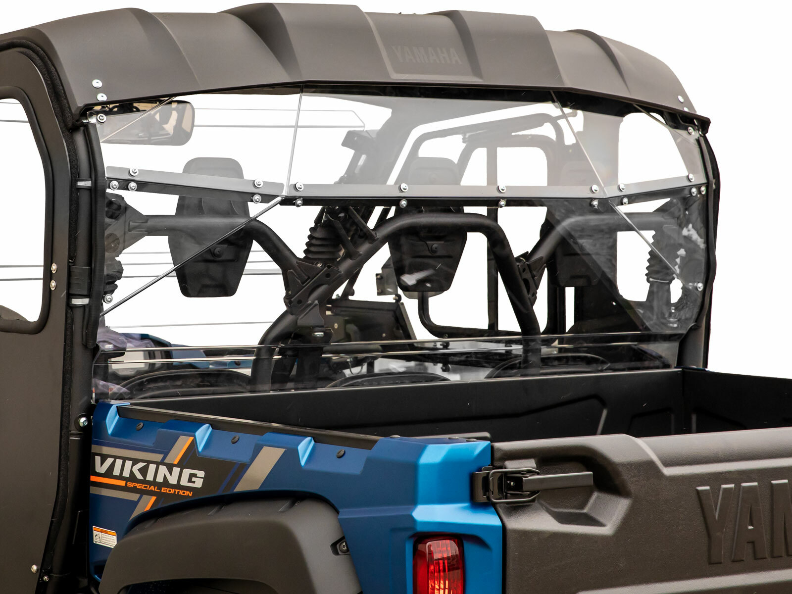 SuperATV Lightly Tinted Heavy Duty Rear Windshield for Yamaha Viking