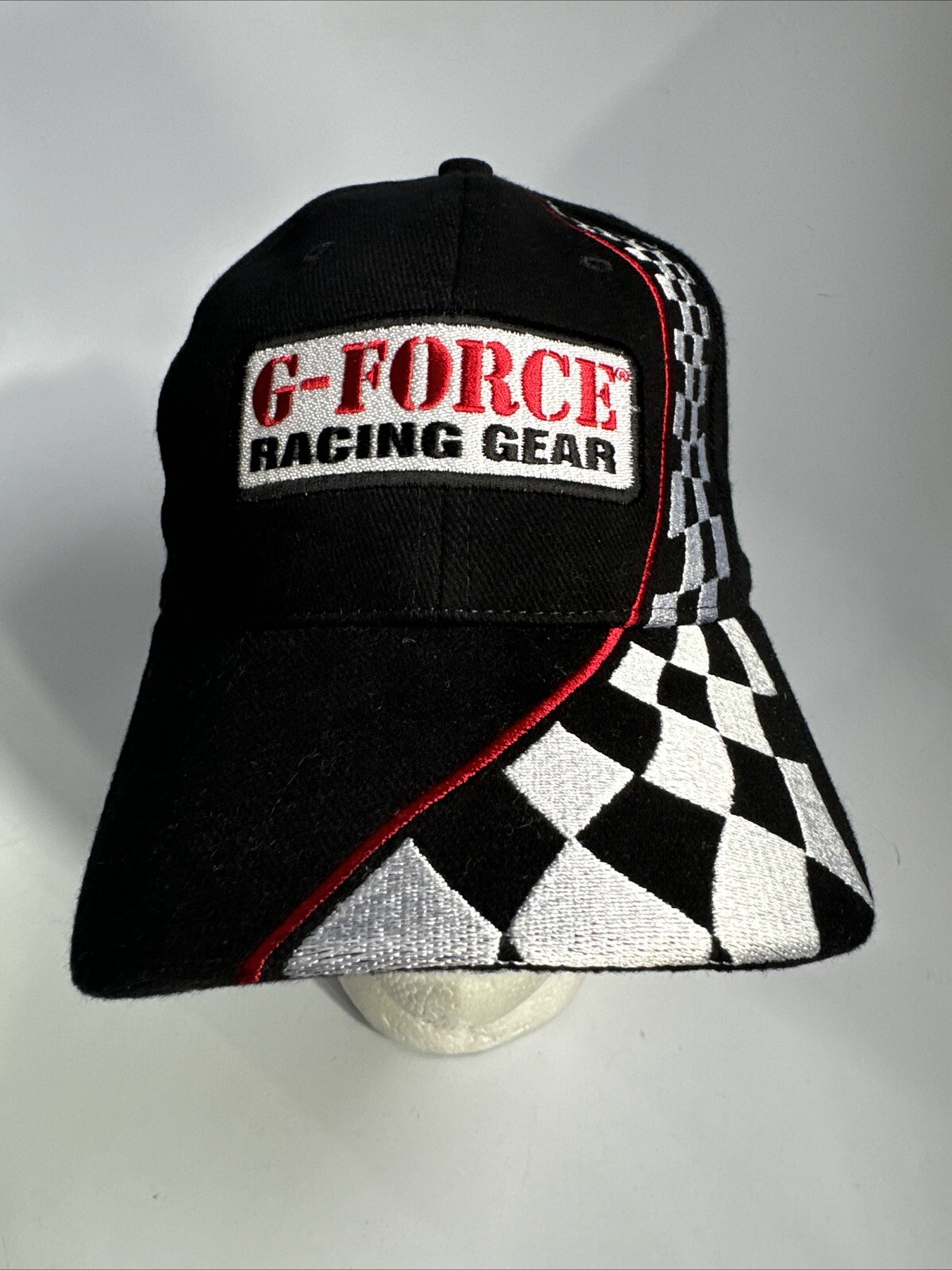 G-FORCE RACING GEAR BLACK BRUSHED COTTON BASEBALL CAP HAT OSFM STRAPBACK NWOT G-FORCE RACING GEAR BLACK BRUSHED COTTON BASEBALL CAP HAT OSFM STRAPBACK NWOT