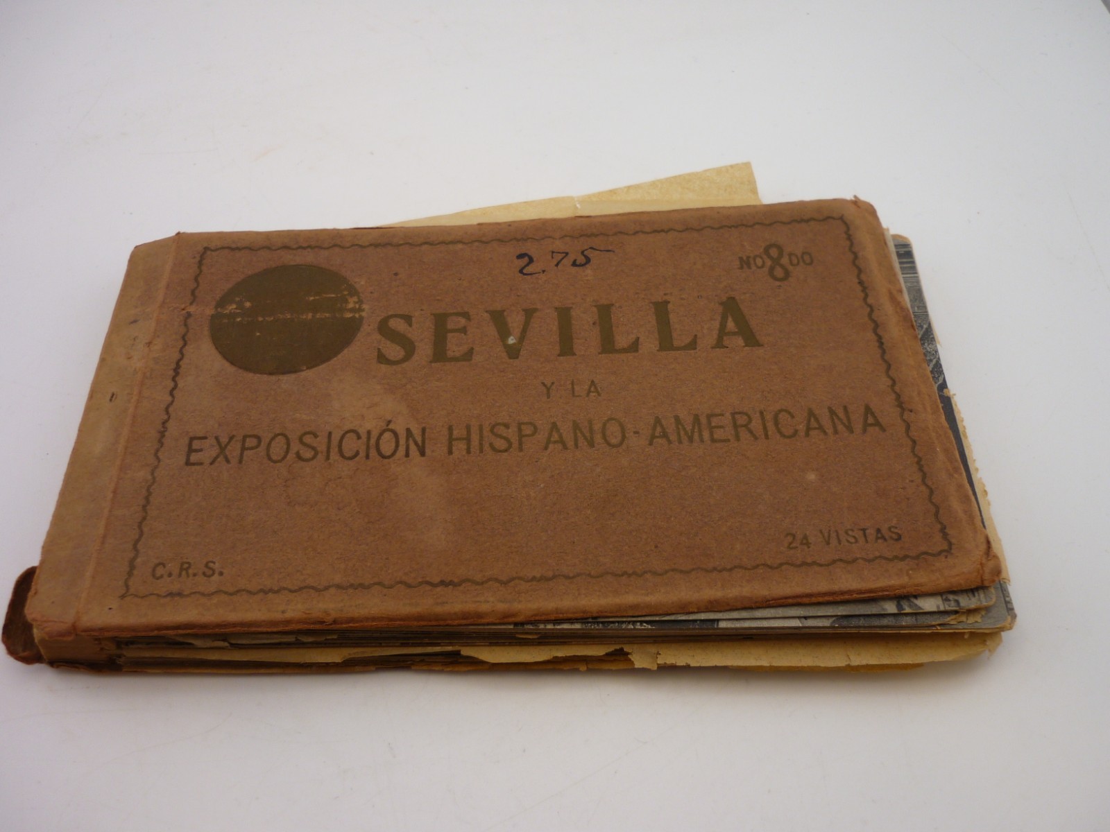 1929 Sevilla Exposicion Hispano Americana 24 Postcard Book Complete Spain