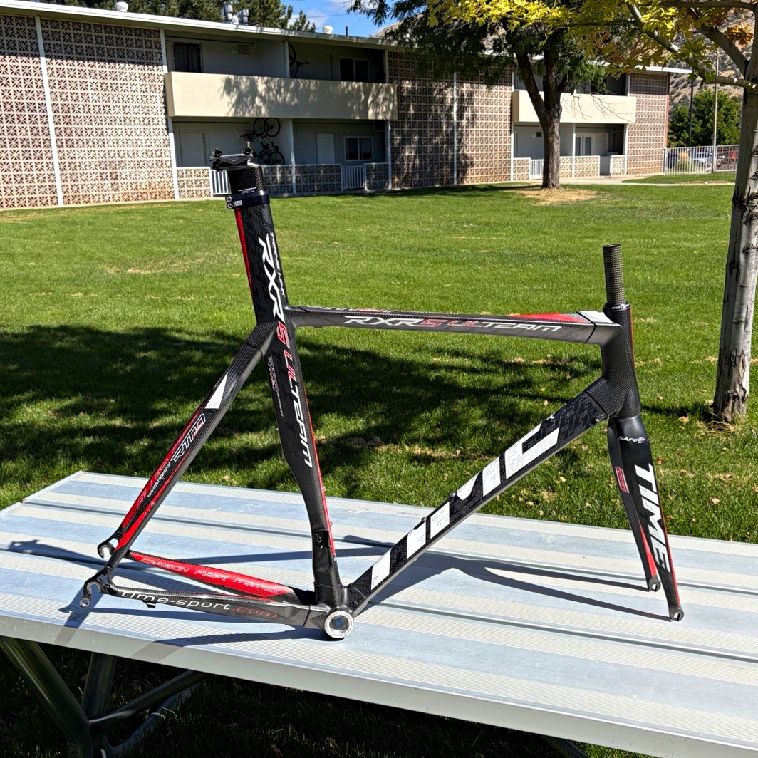 TIME RXRS Ulteam Carbon Fiber Road Bike Frame & Fork 57 cm (Large) 700C TIME RXRS Ulteam Carbon Fiber Road Bike Frame & Fork 57 cm (Large) 700C