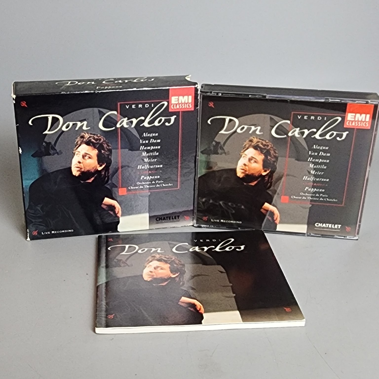 Verdi Don Carlos 3 CD Box Set EMI Classics Antonio Pappano Roberto Alagna Jose Verdi Don Carlos 3 CD Box Set EMI Classics Antonio Pappano Roberto Alagna Jose
