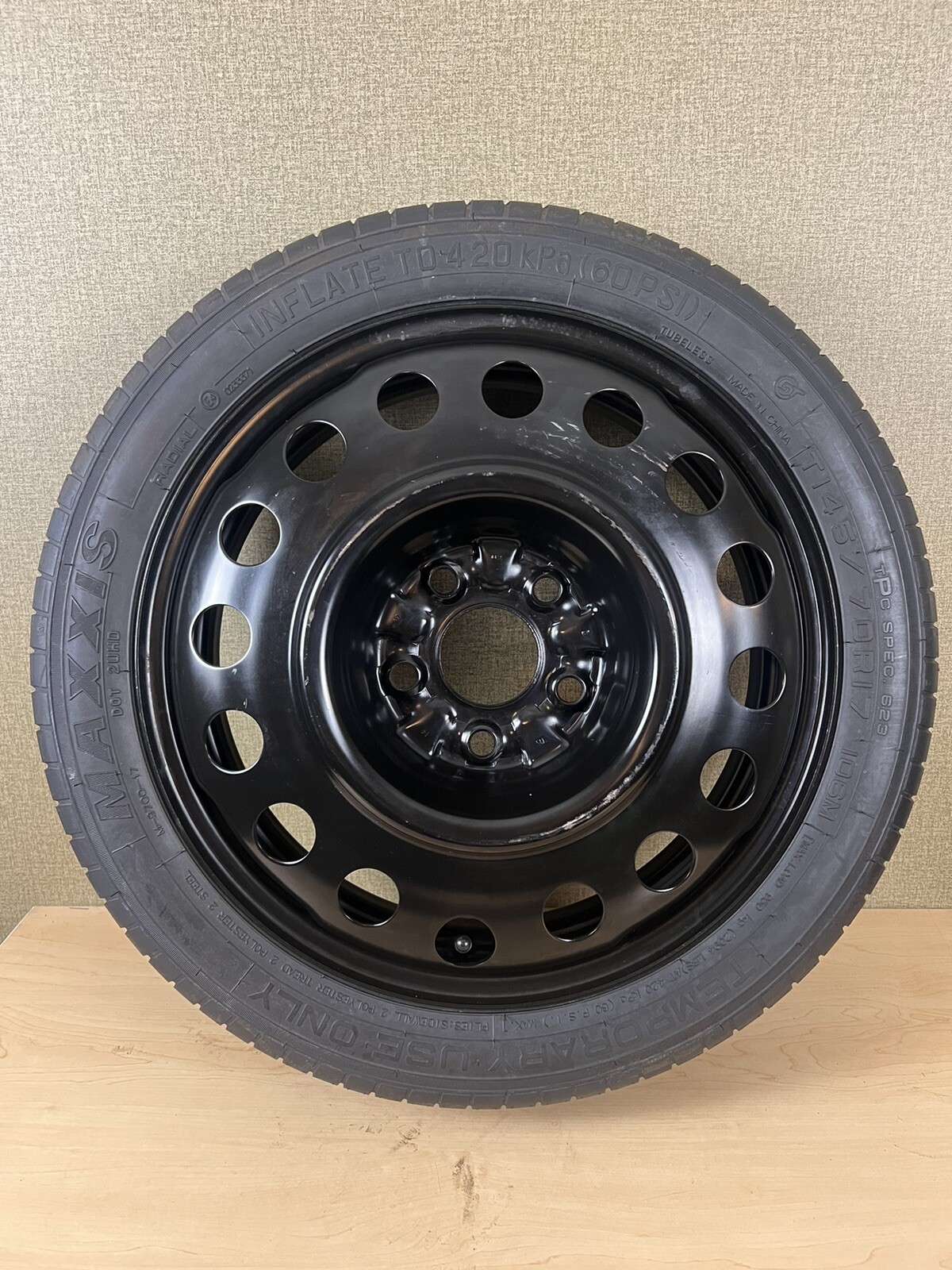 2010-2017 Chevy Equinox Terrain Spare Tire Cadillac CTS 5x120 OEM T145/70R17