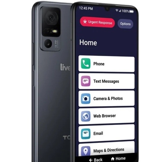 Lively Jitterbug Smartphone for Seniors Use with Lively Plan 6.7 in, Black Lively Jitterbug Smartphone for Seniors Use with Lively Plan 6.7 in, Black