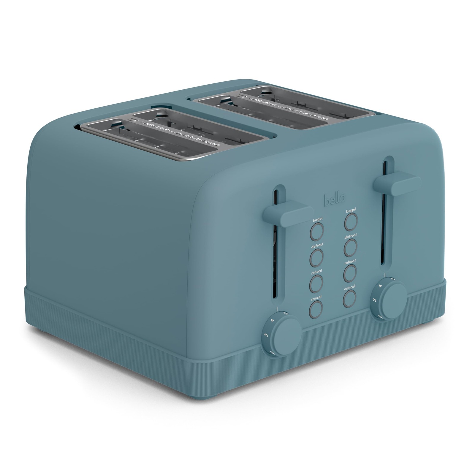 Bella 4 Slice Toaster 6 Setting Shade Control Buttons Removable Crumb Tray Anti Bella 4 Slice Toaster 6 Setting Shade Control Buttons Removable Crumb Tray Anti