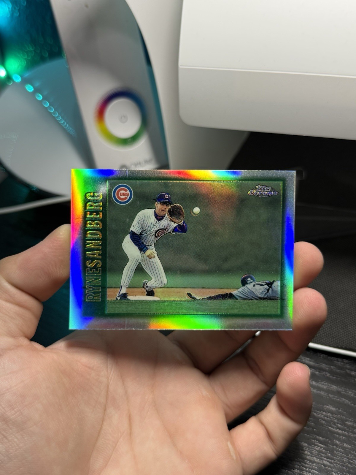 Ryne Sandberg 1997 Topps Chrome Refractor Cubs #67 Ryne Sandberg 1997 Topps Chrome Refractor Cubs #67