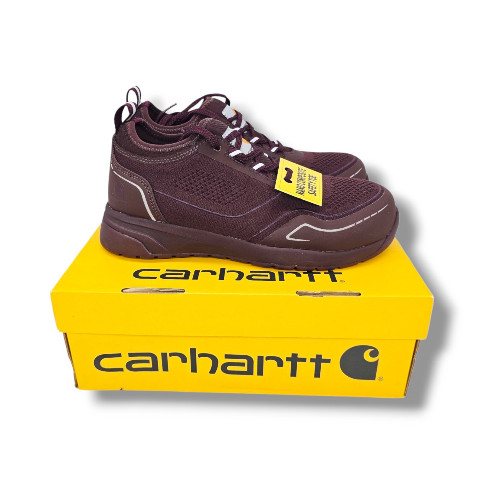 Carhartt Force Nano Women's 7M Dark Purple Composite Toe Work Shoes NEW FA3494-W Carhartt Force Nano Women's 7M Dark Purple Composite Toe Work Shoes NEW FA3494-W