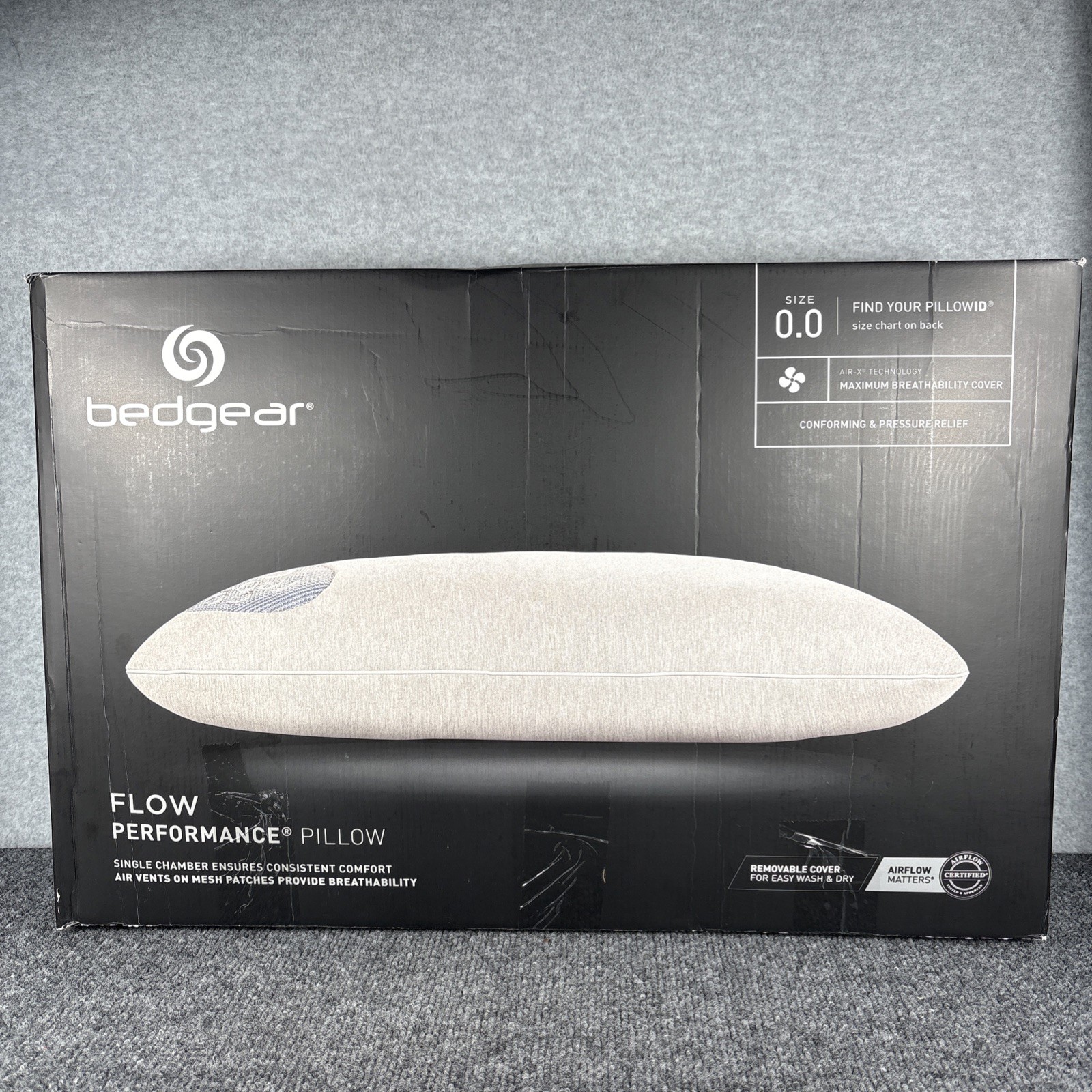 BEDGEAR Storm Performance 0.0 Cooling Pillow Standard Size NEW/ BOX BEDGEAR Storm Performance 0.0 Cooling Pillow Standard Size NEW/ BOX