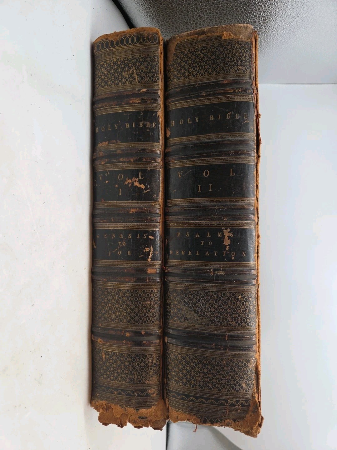 HOLY BIBLE - JAMES FITTLER, 1795, Vols 1 & 2, Genesis to Job, Psalms Revelations HOLY BIBLE - JAMES FITTLER, 1795, Vols 1 & 2, Genesis to Job, Psalms Revelations