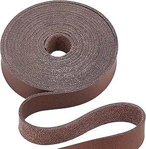 GORGECRAFT Dark Brown Genuine Leather Strap Strip 1/2 Inch Wide 79 Inch Long Lea GORGECRAFT Dark Brown Genuine Leather Strap Strip 1/2 Inch Wide 79 Inch Long Lea