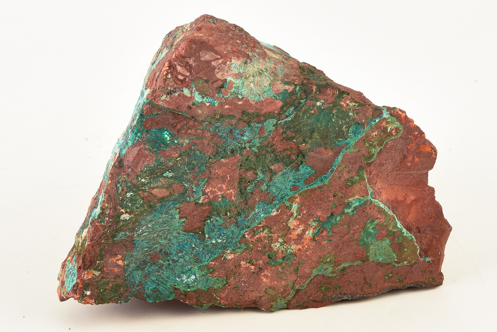Sonora Sunset Red Cuprite & Blue-Green Chrysocolla Specimen 2.9 lbs 5x5x4\ Sonora Sunset Red Cuprite & Blue-Green Chrysocolla Specimen 2.9 lbs 5x5x4\