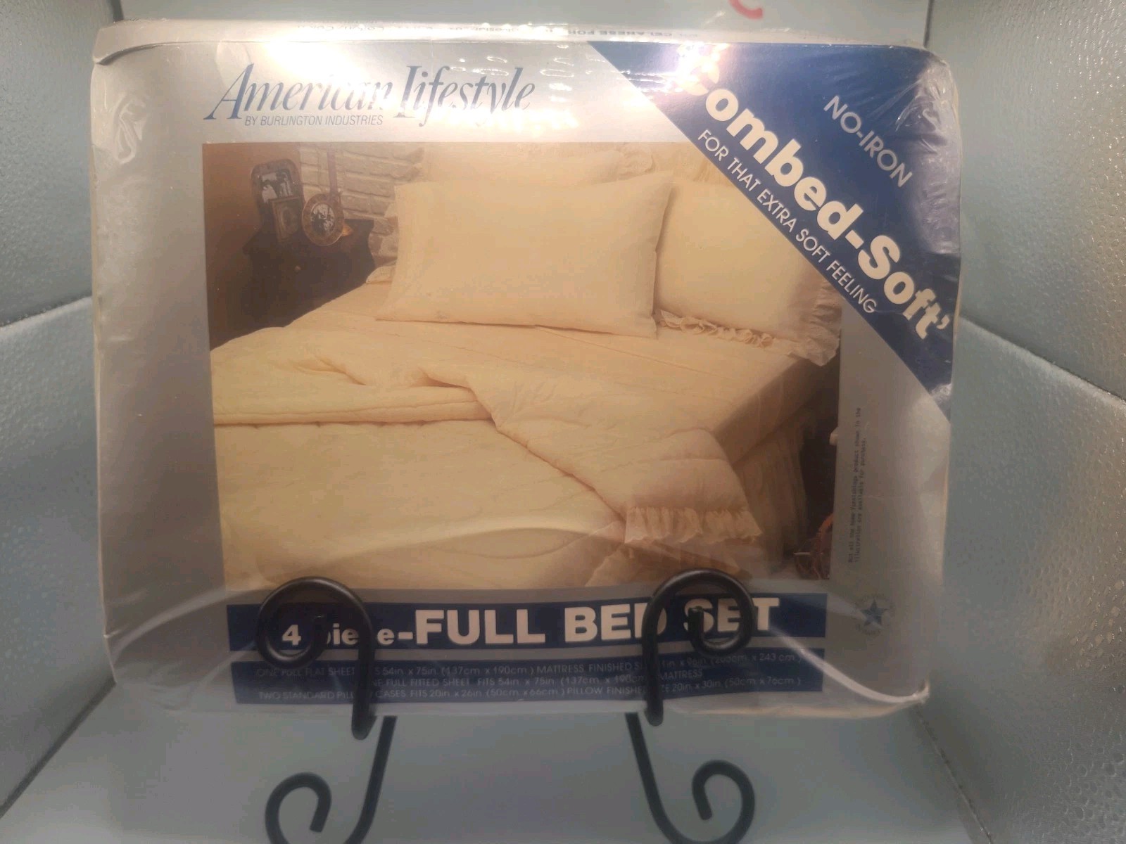 VTG Burlington 4pc FULL Size Bed Set Combed Soft American Lifestyle Sealed NEW VTG Burlington 4pc FULL Size Bed Set Combed Soft American Lifestyle Sealed NEW