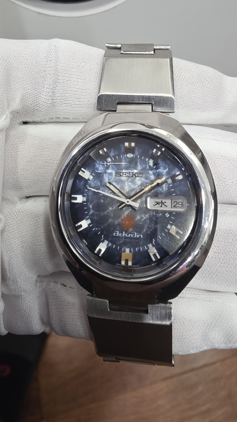 Rare Seiko Advan 6106-7670 Automatic Serviced Multi-faceted Excellent Shape
