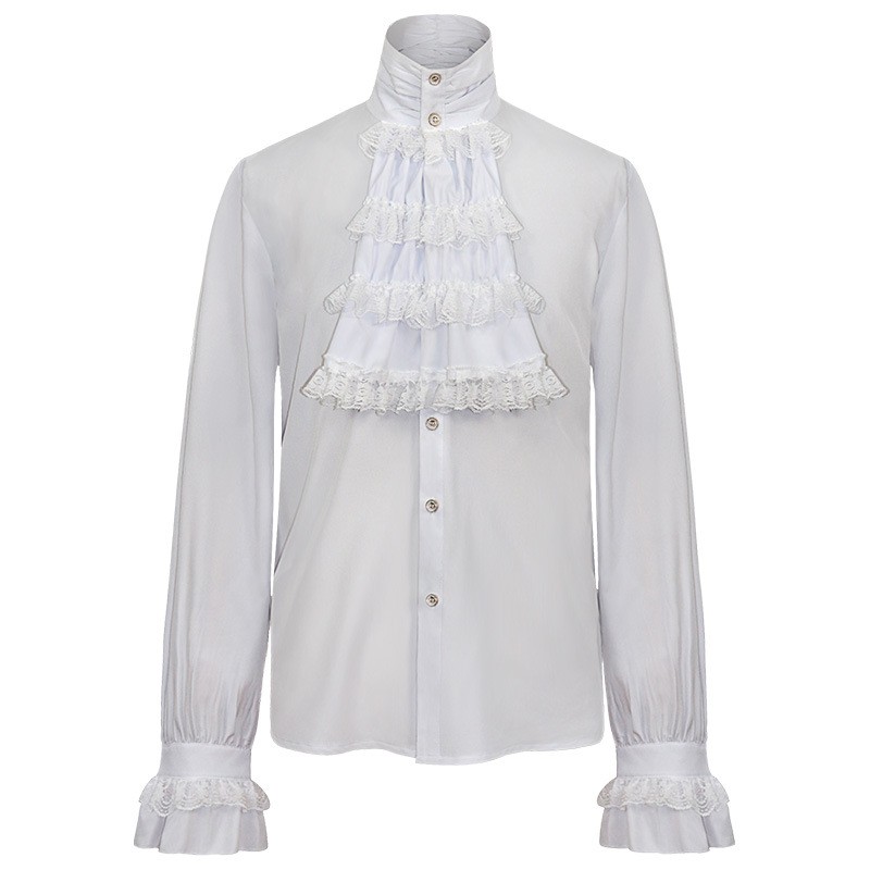 Men's Victorian Ruffle Shirt Gothic Steampunk Vampire Costume Pirate Shirt Men's Victorian Ruffle Shirt Gothic Steampunk Vampire Costume Pirate Shirt