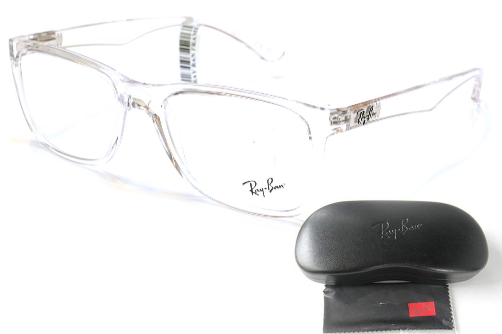 Ray-Ban RX7027I 2001 Transparent Clear Optical Eyeglasses Frames 54-18-140 Ray-Ban RX7027I 2001 Transparent Clear Optical Eyeglasses Frames 54-18-140