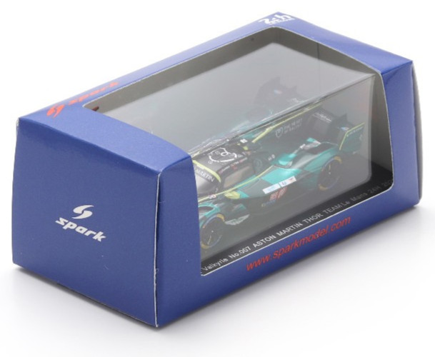 Spark Aston Martin Valkyrie #007 - THOR Team -2025 24Hrs Le Mans 1:64 Car 64S060 Spark Aston Martin Valkyrie #007 - THOR Team -2025 24Hrs Le Mans 1:64 Car 64S060