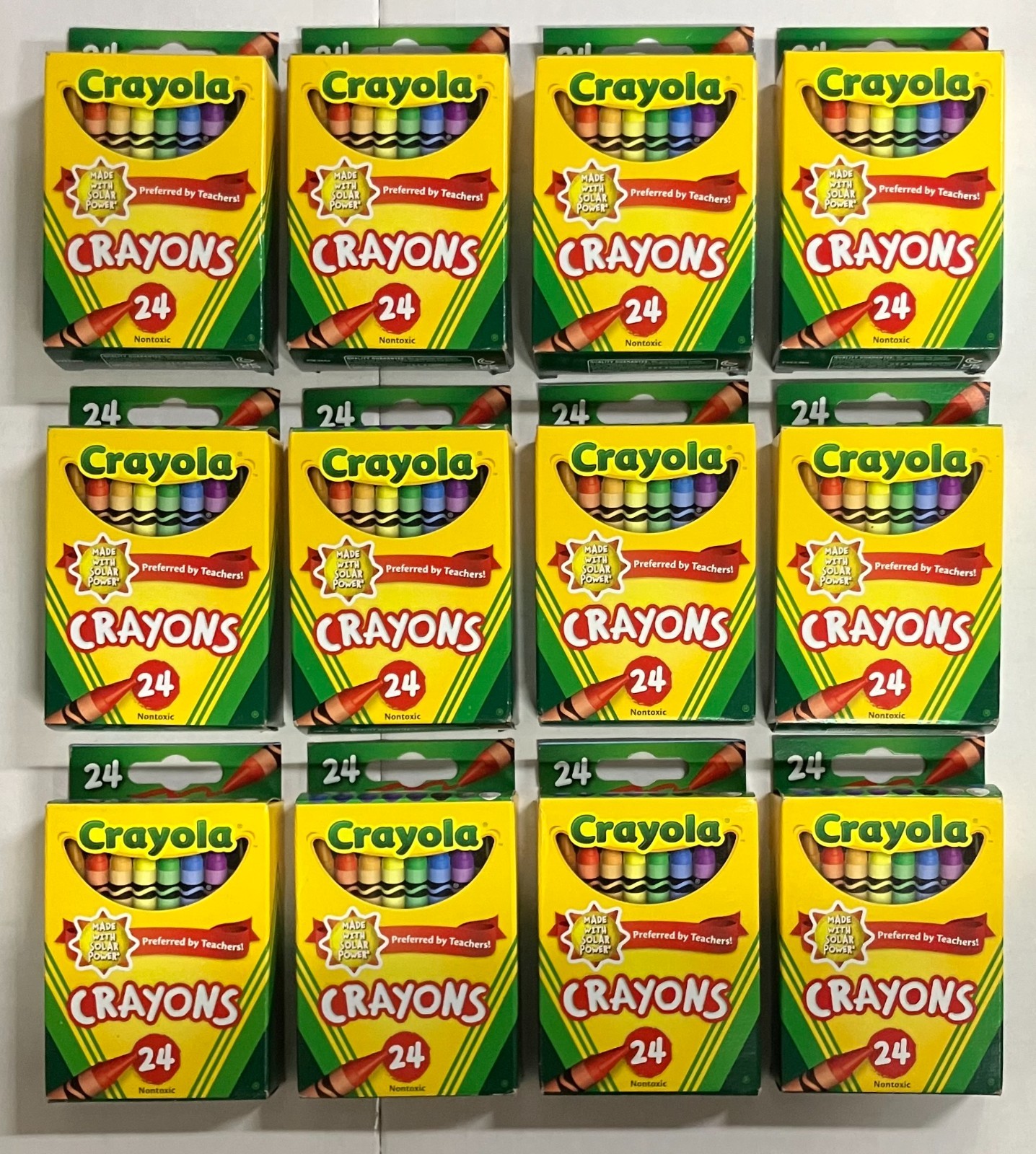 Crayola Crayons - 24 Assorted Colors Per Pack - 12 packs (NEW, SHIPS FREE) Crayola Crayons - 24 Assorted Colors Per Pack - 12 packs (NEW, SHIPS FREE)