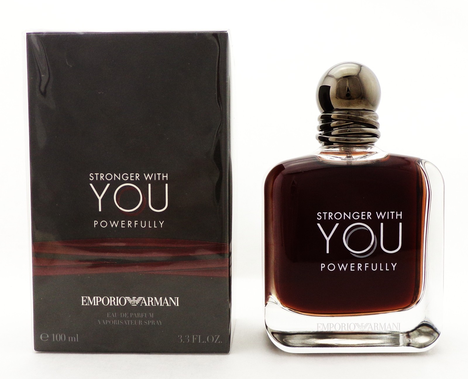 Emporio Armani Stronger With You POWERFULLY 3.3 oz. EDP Spray Men New Sealed Box Emporio Armani Stronger With You POWERFULLY 3.3 oz. EDP Spray Men New Sealed Box