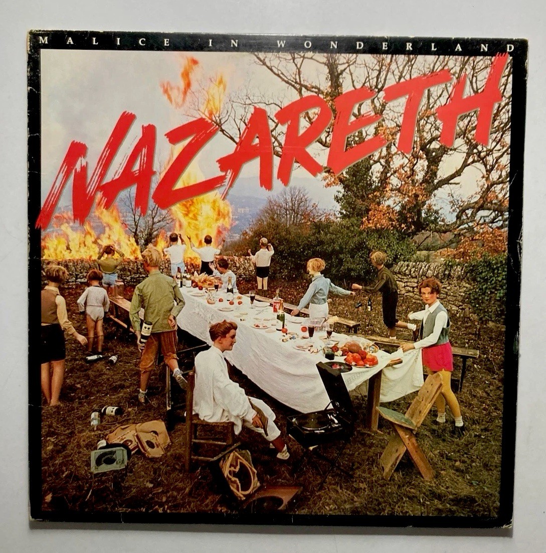 NAZARETH “Malice in Wonderland” 1980 Vinyl LP A&M Records SP-4799 Jeff Baxter