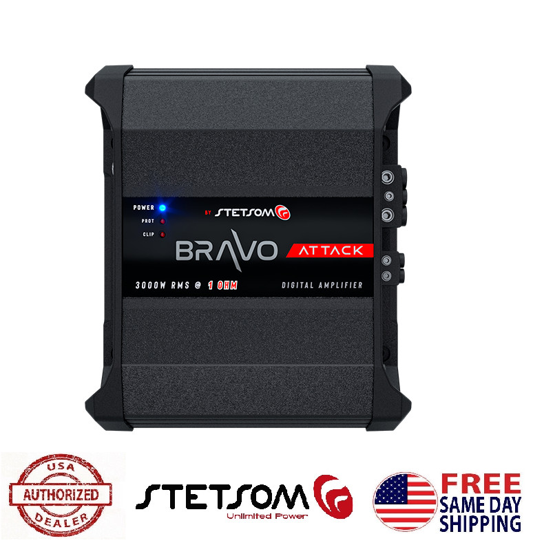 STETSOM BRAVO ATTACK 3000 1 OHM - USA DEALER - SAME DAY SHIPPING STETSOM BRAVO ATTACK 3000 1 OHM - USA DEALER - SAME DAY SHIPPING