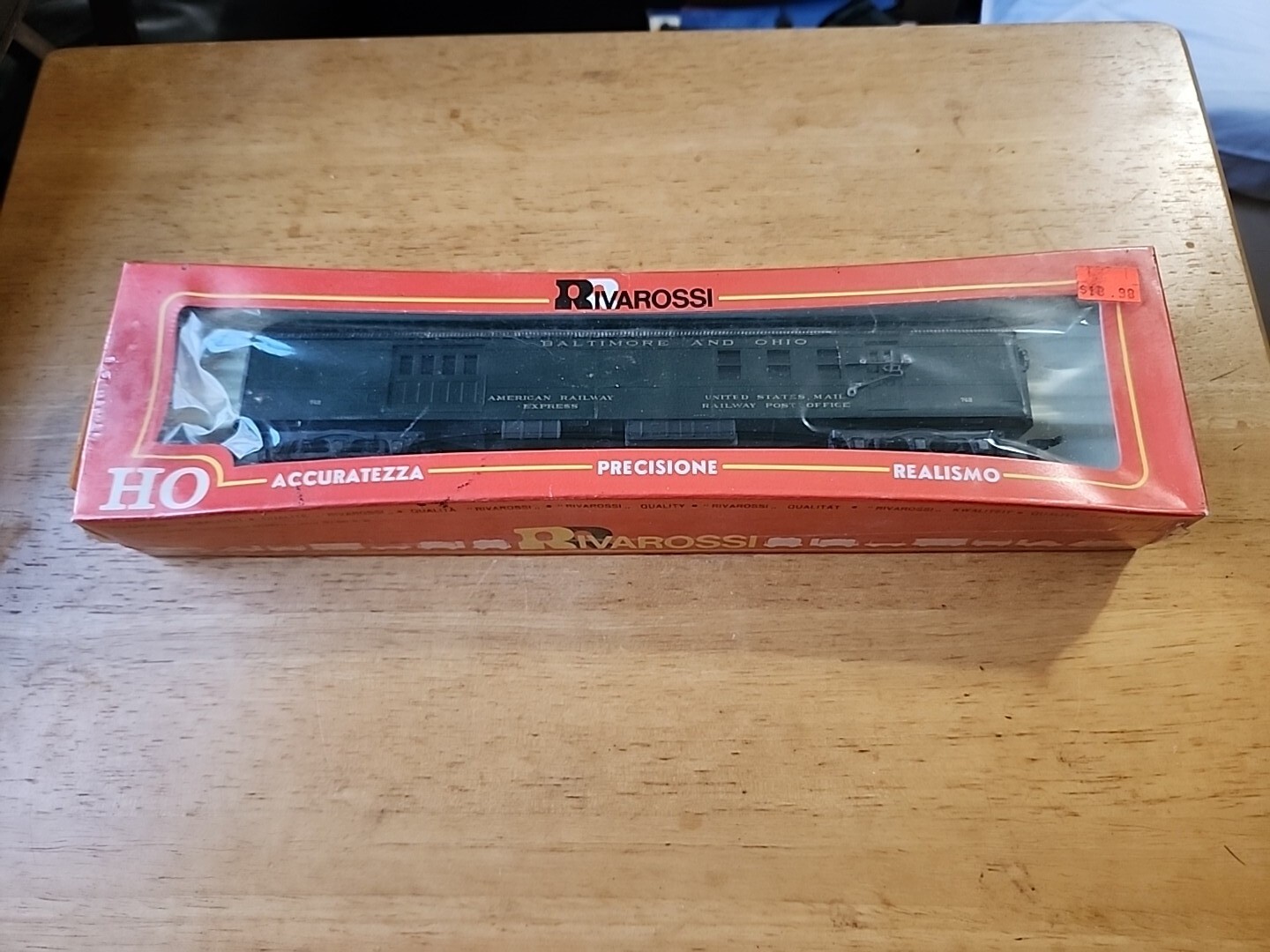 Vintage New Sealed Rivarossi Baltimore And Ohio United States Mail Car #742 Vintage New Sealed Rivarossi Baltimore And Ohio United States Mail Car #742