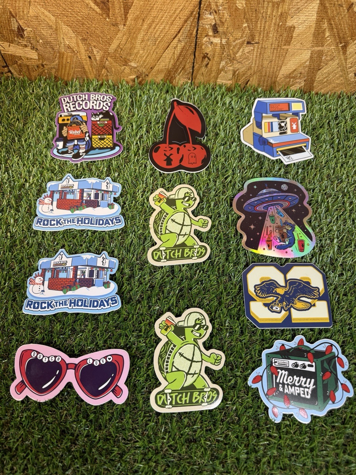 Huge Dutch Bros 30 Sticker Lot Plus 2 Mystery Packs And A Keychain Huge Dutch Bros 30 Sticker Lot Plus 2 Mystery Packs And A Keychain