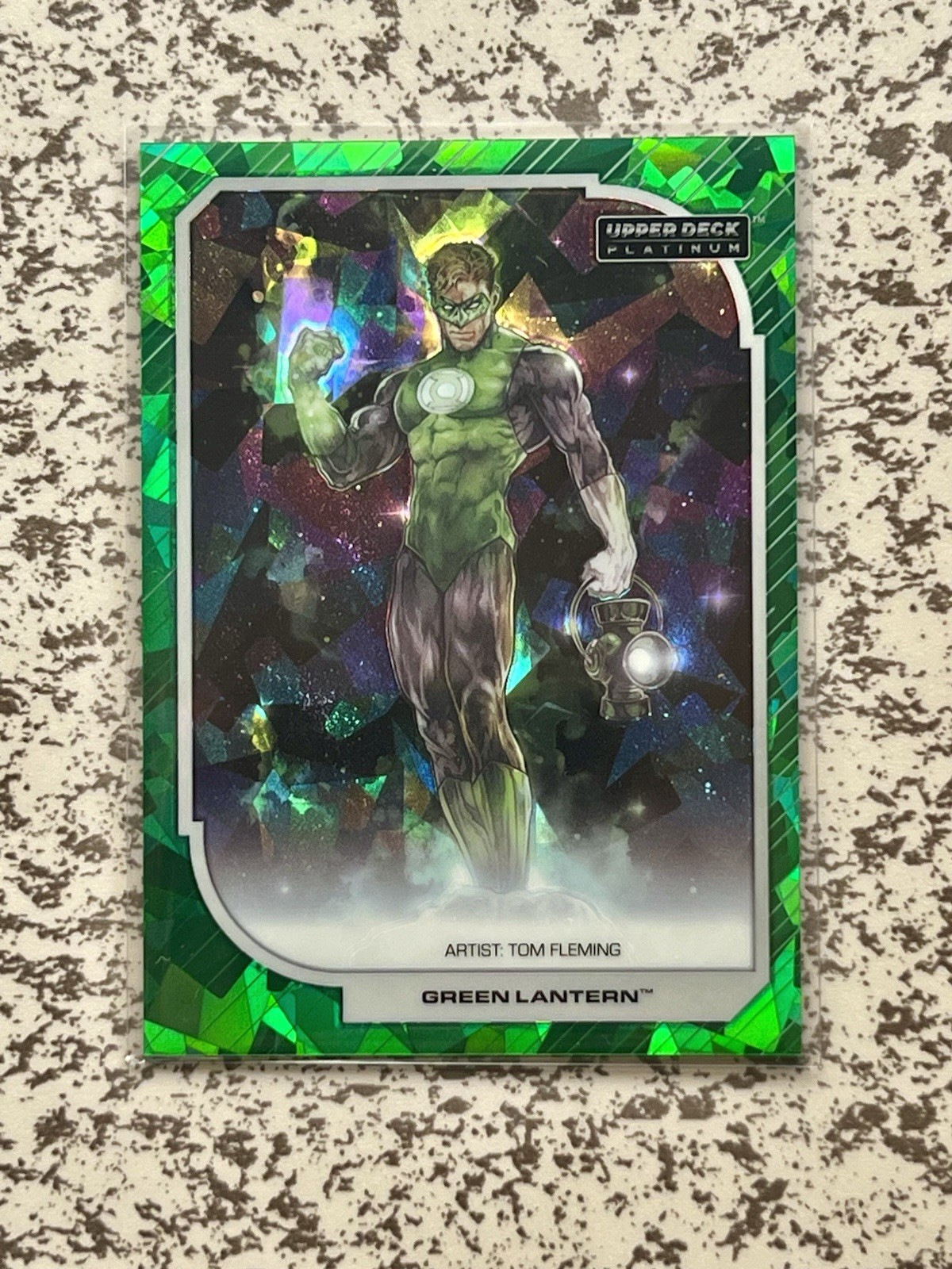 2026 Upper Deck Platinum DC Green Lantern Green Crackle #24/99 Hal Jordan 2026 Upper Deck Platinum DC Green Lantern Green Crackle #24/99 Hal Jordan