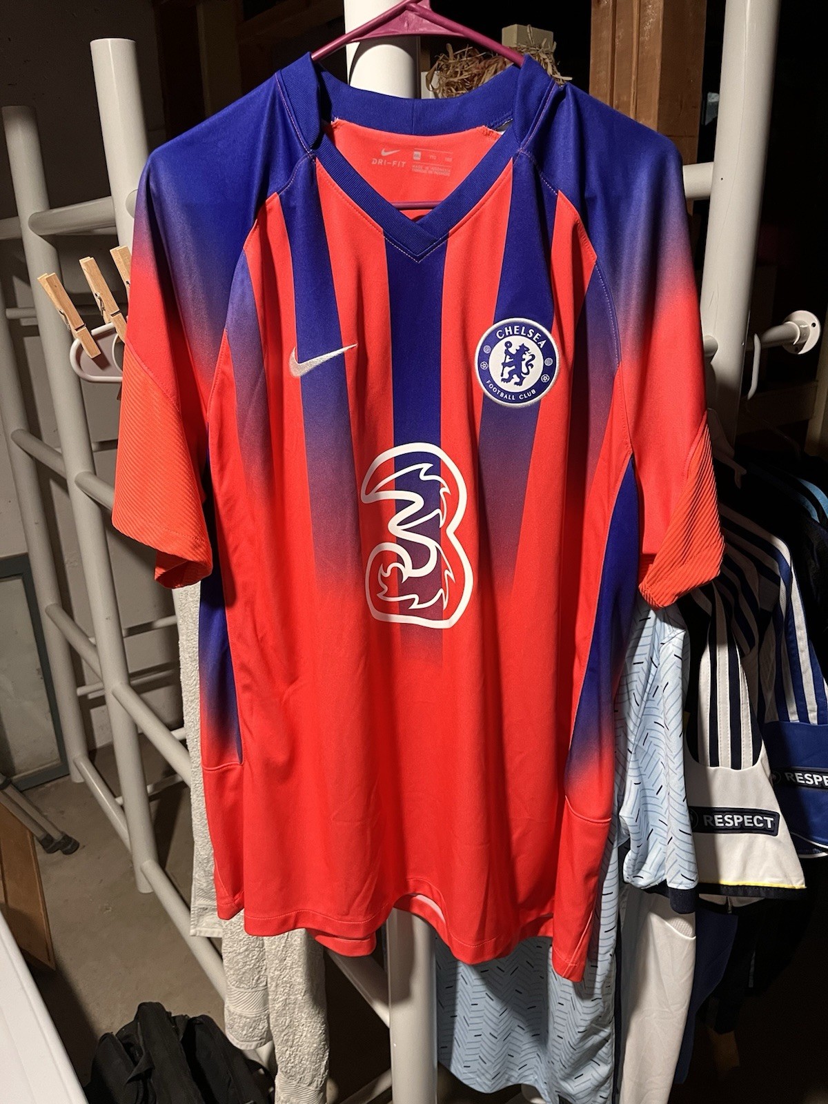Chelsea FC 2020-21 REPLICA Third Jersey size U.S. XXL Chelsea FC 2020-21 REPLICA Third Jersey size U.S. XXL